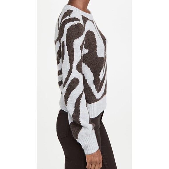 360Cashmere Persia Sweater Womens S Misty Blue Cashmere Pullover Crew Neck NWT - Picture 11 of 12